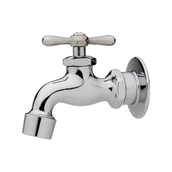 Homewerks 3/4 in. Hose FIP Brass and Bronze Wall Mount Faucet